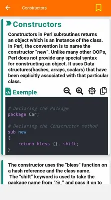 Perl Language android App screenshot 4